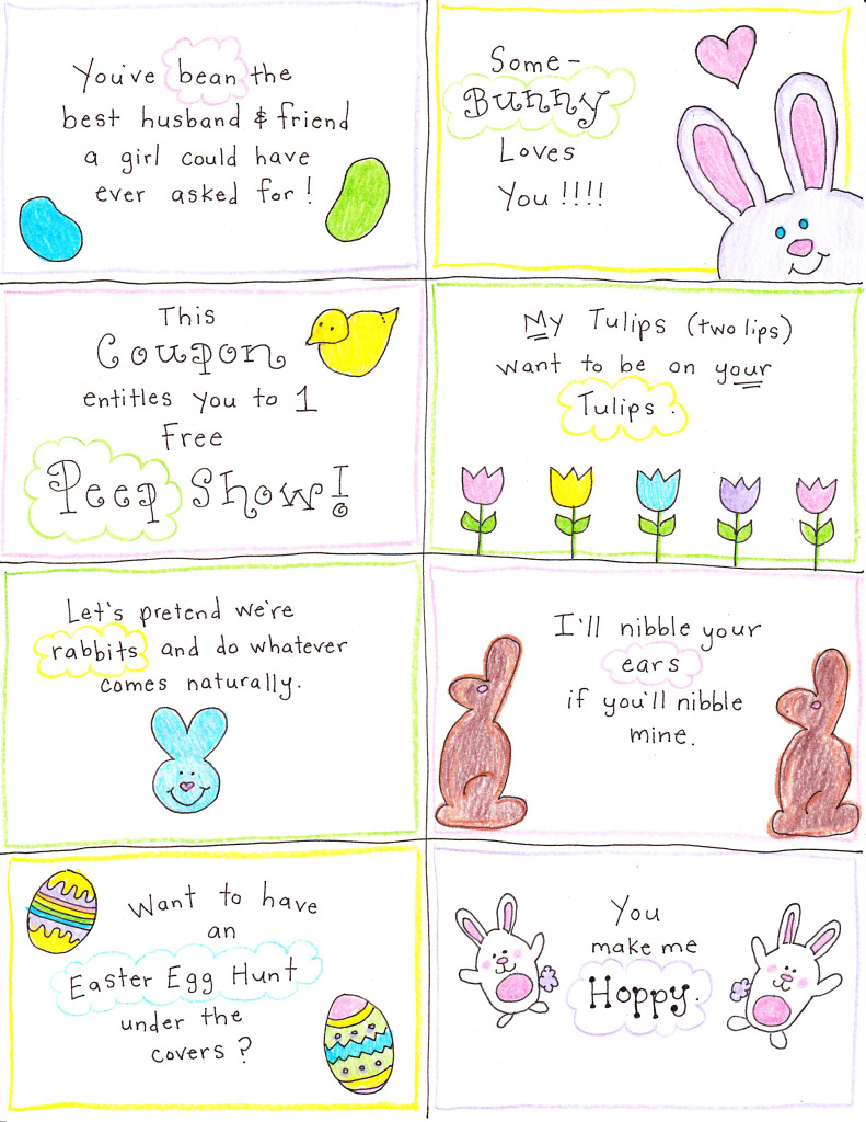 An Easter Basket for the Happy Hubby - FREE Printables! - Happy Home Fairy