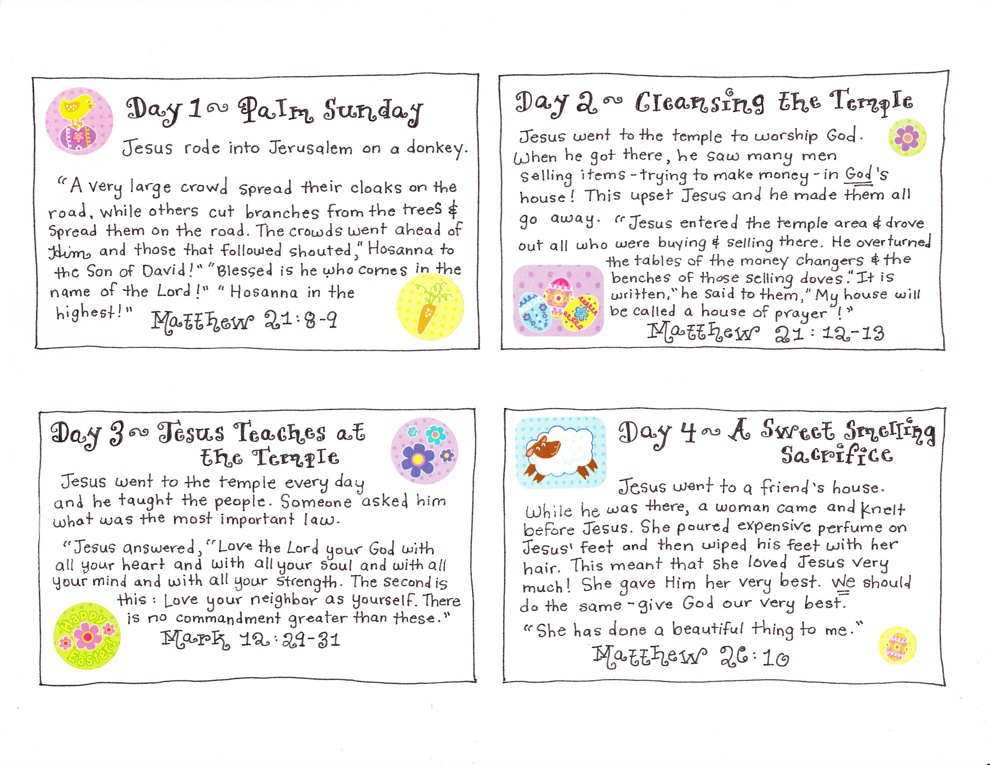 Inflatable Bunnies and the Easter Story FREE Printables! Happy Home