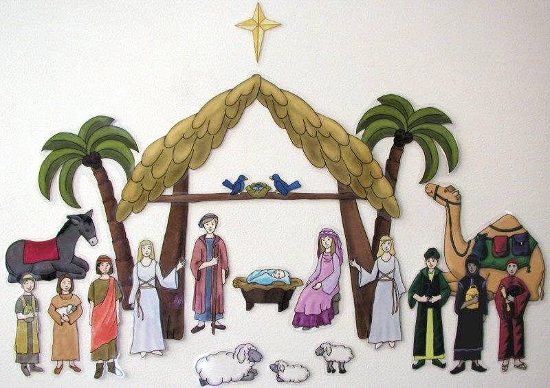 free clipart christmas nativity scenes - photo #34