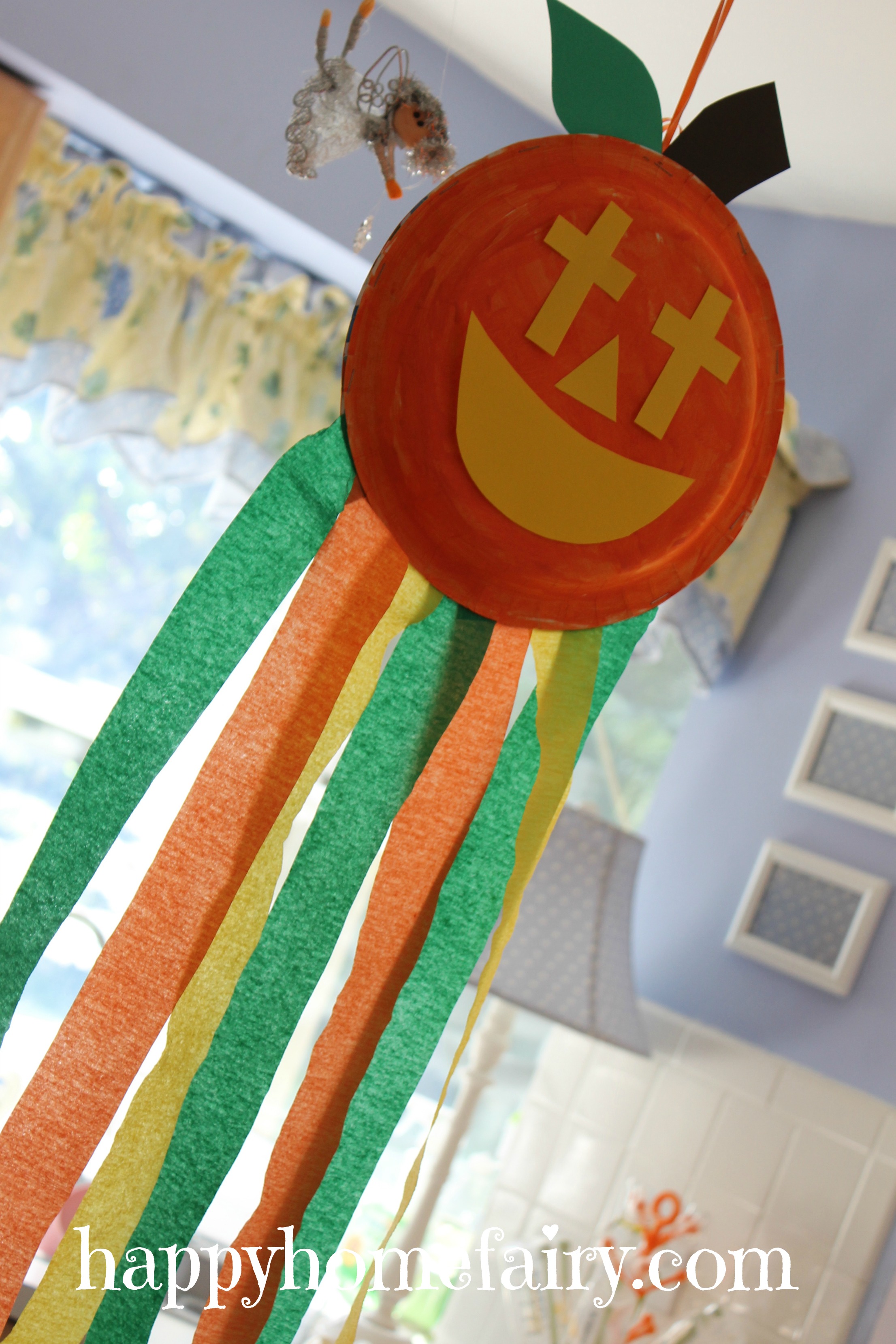 A Christian Pumpkin Windsock Craft - FREE Printable! - Happy Home Fairy