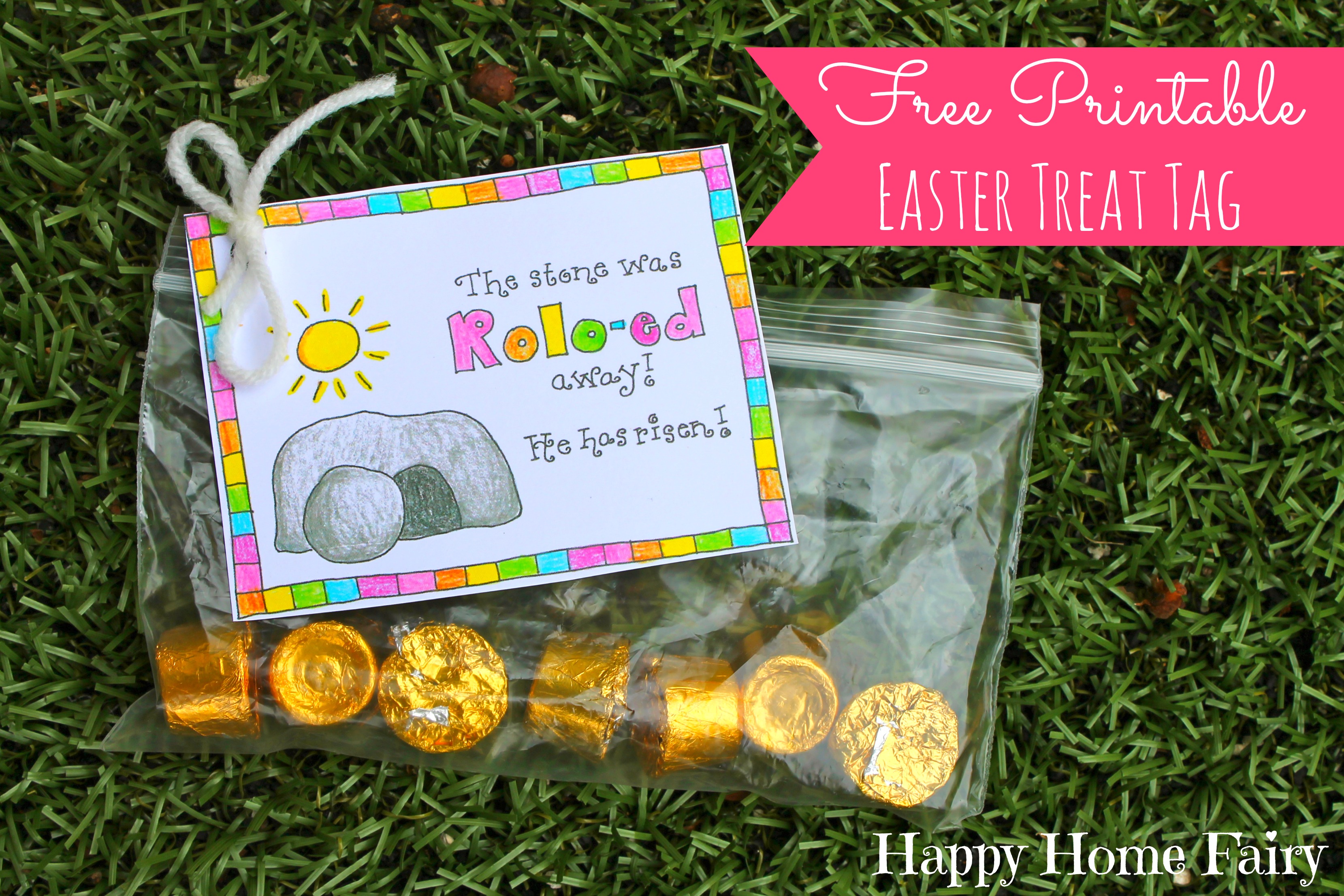 FREE Printable Easter Treat Tag Happy Home Fairy