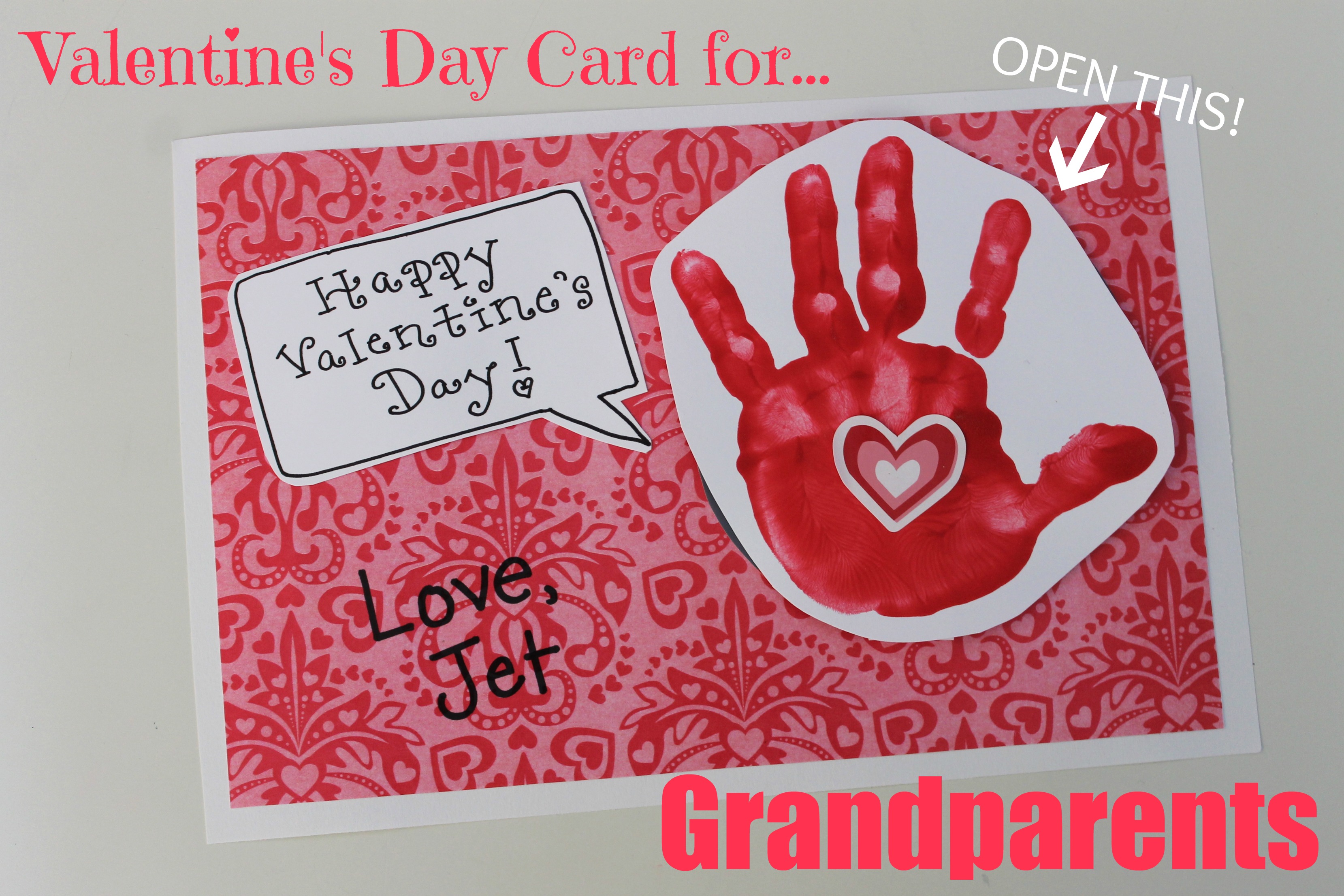 Valentine s Day Card For Grandparents Happy Home Fairy
