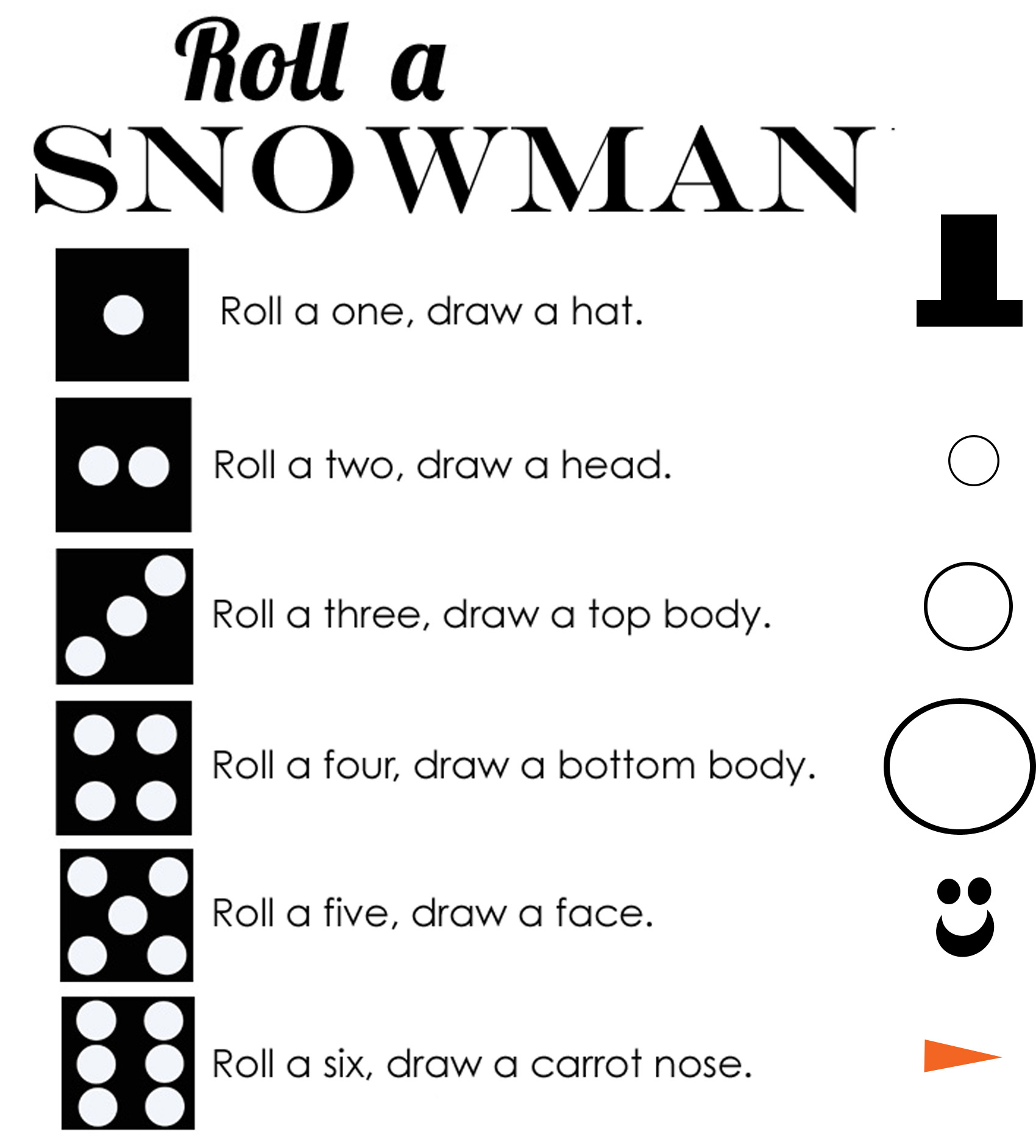 3 Easy and Fun Snowman Games! - Happy Home Fairy