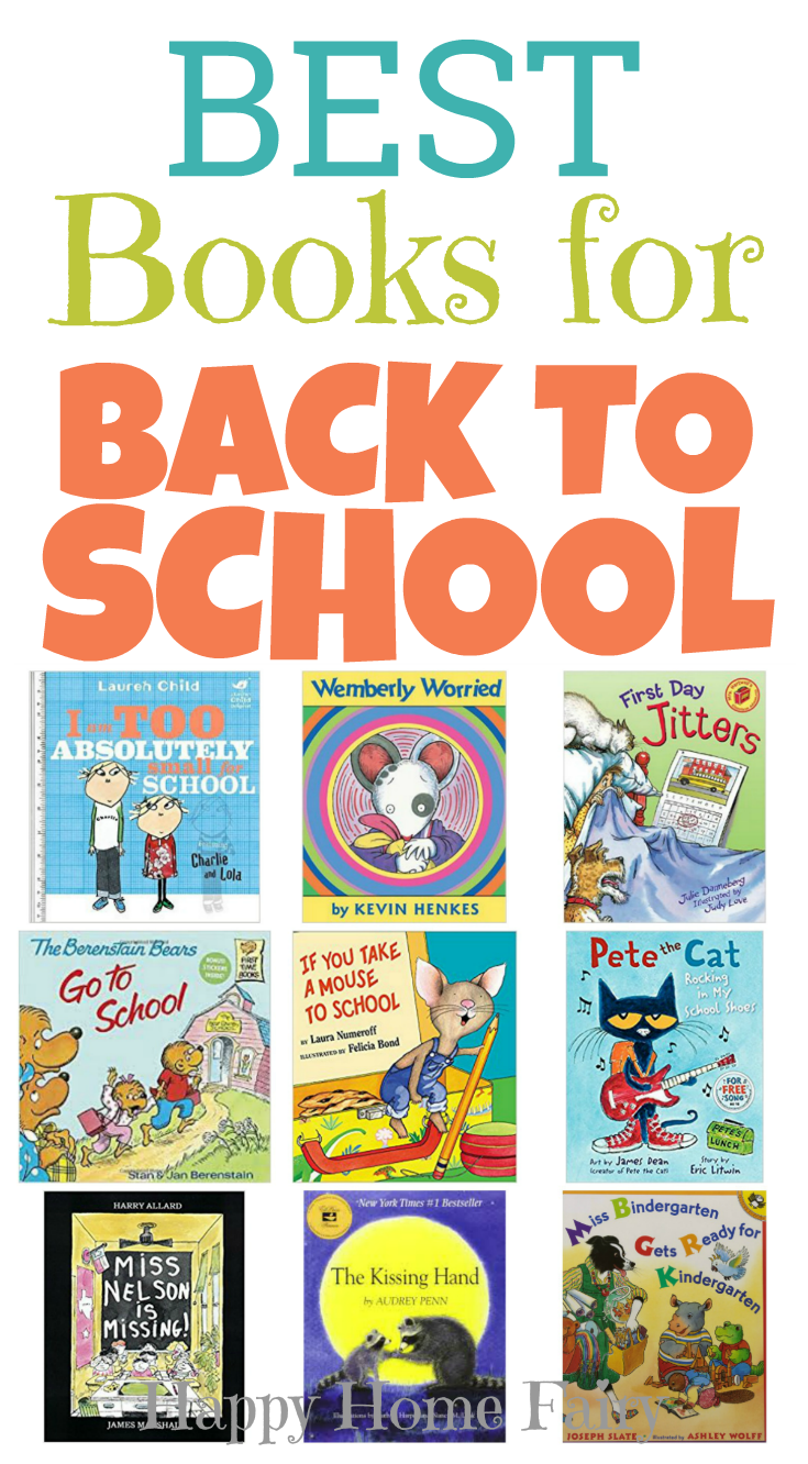 Back to School Books - Happy Home Fairy