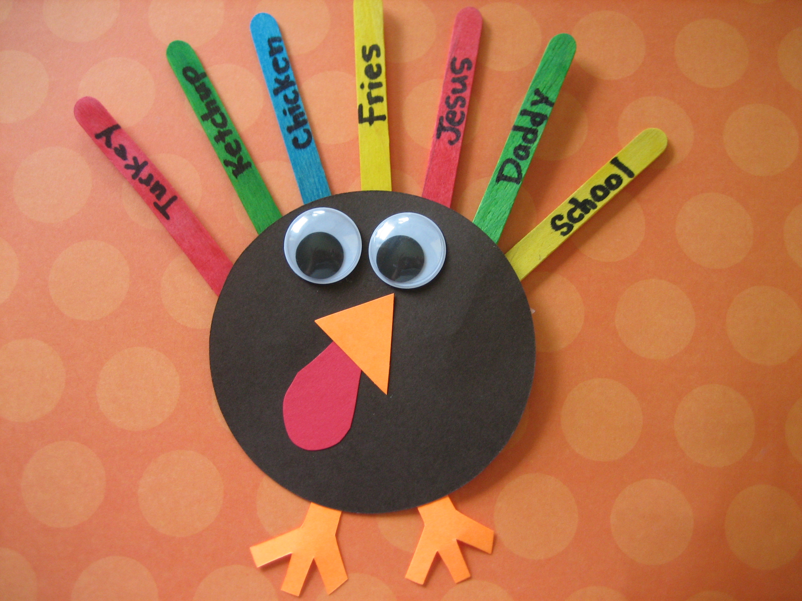 One More Adorable Turkey Craft Happy Home Fairy