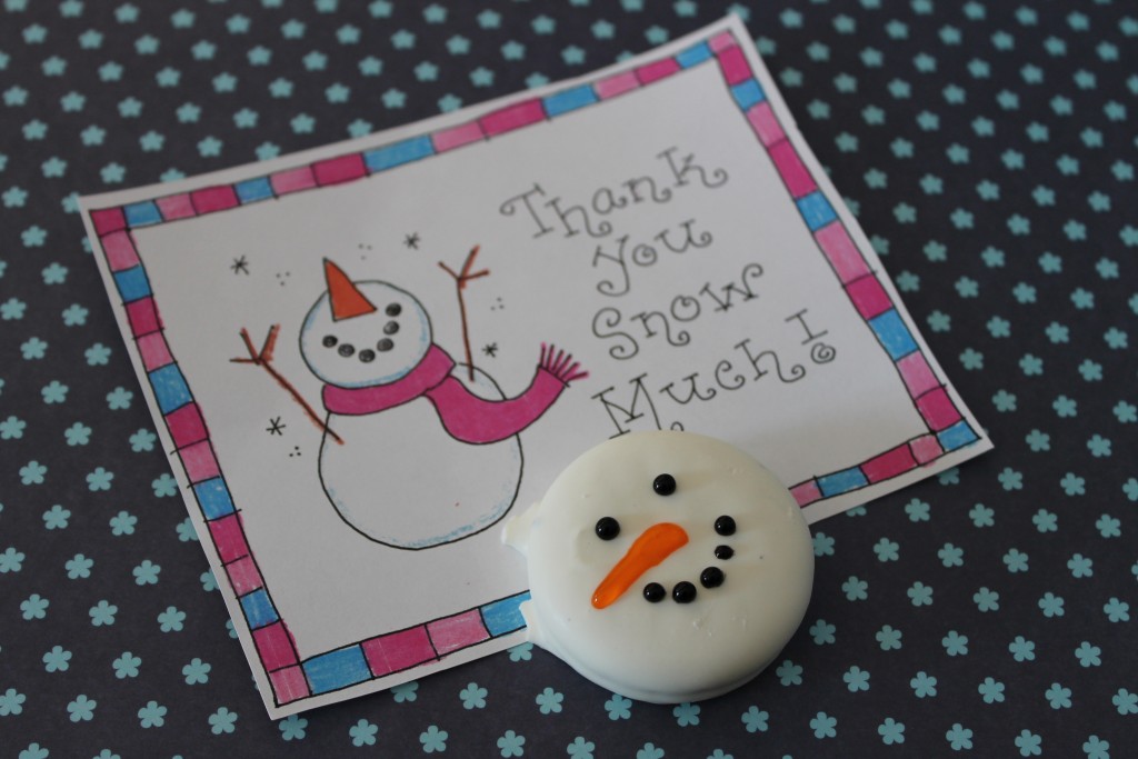 Thank You Snow Much - FREE Printable! - Happy Home Fairy for Thank You Snow Much Free Printable