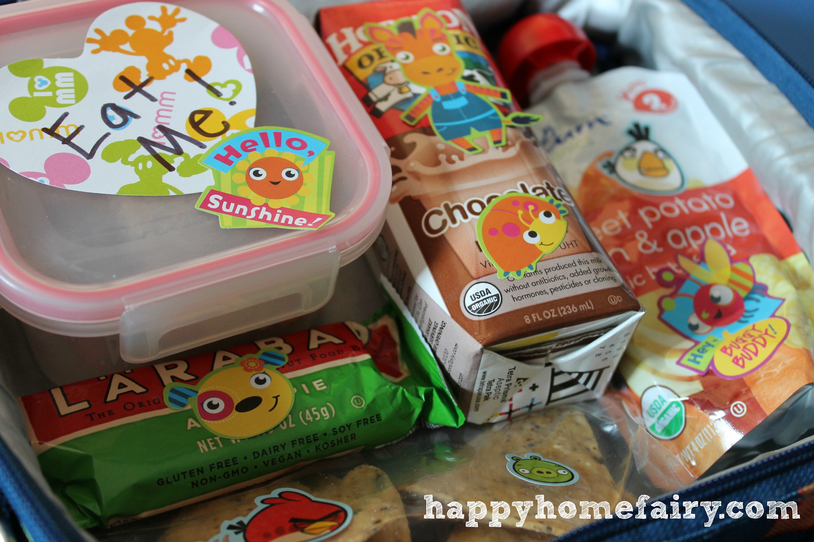 Making Lunch Boxes Fun Stickers and PostIts Happy Home Fairy
