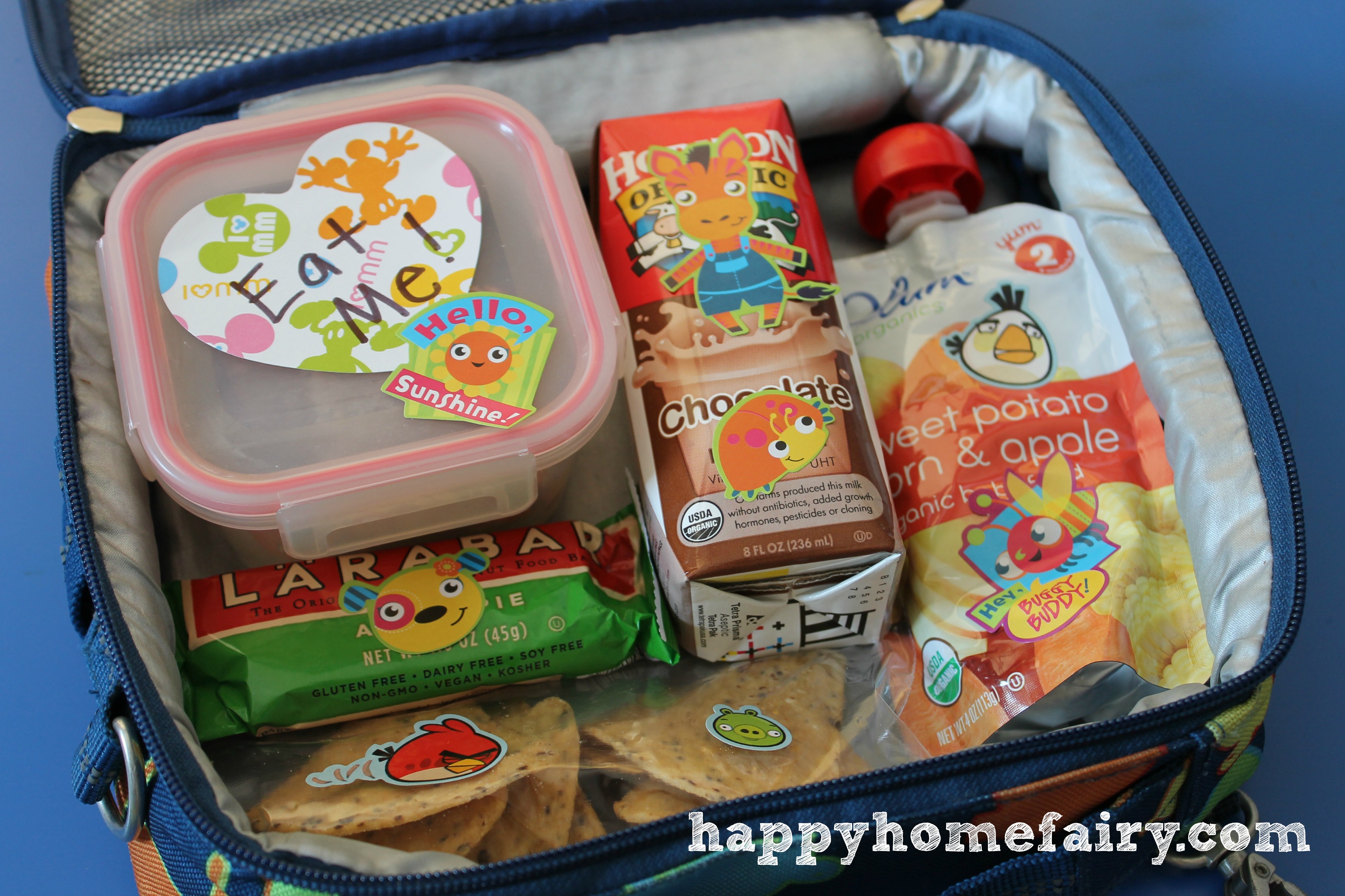 Making Lunch Boxes Fun Stickers and PostIts Happy Home Fairy