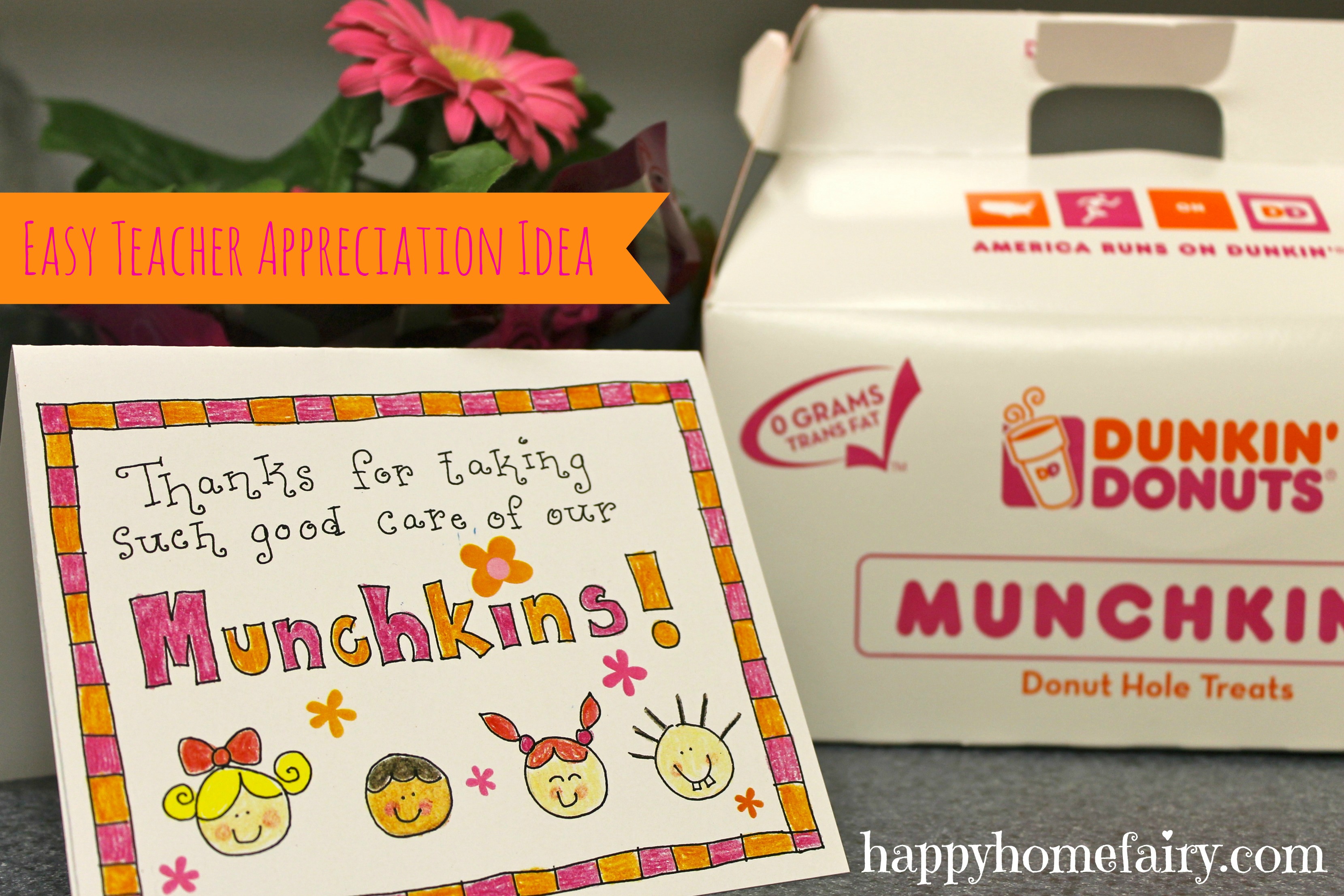 Easy Teacher Appreciation Idea Free Printable Happy