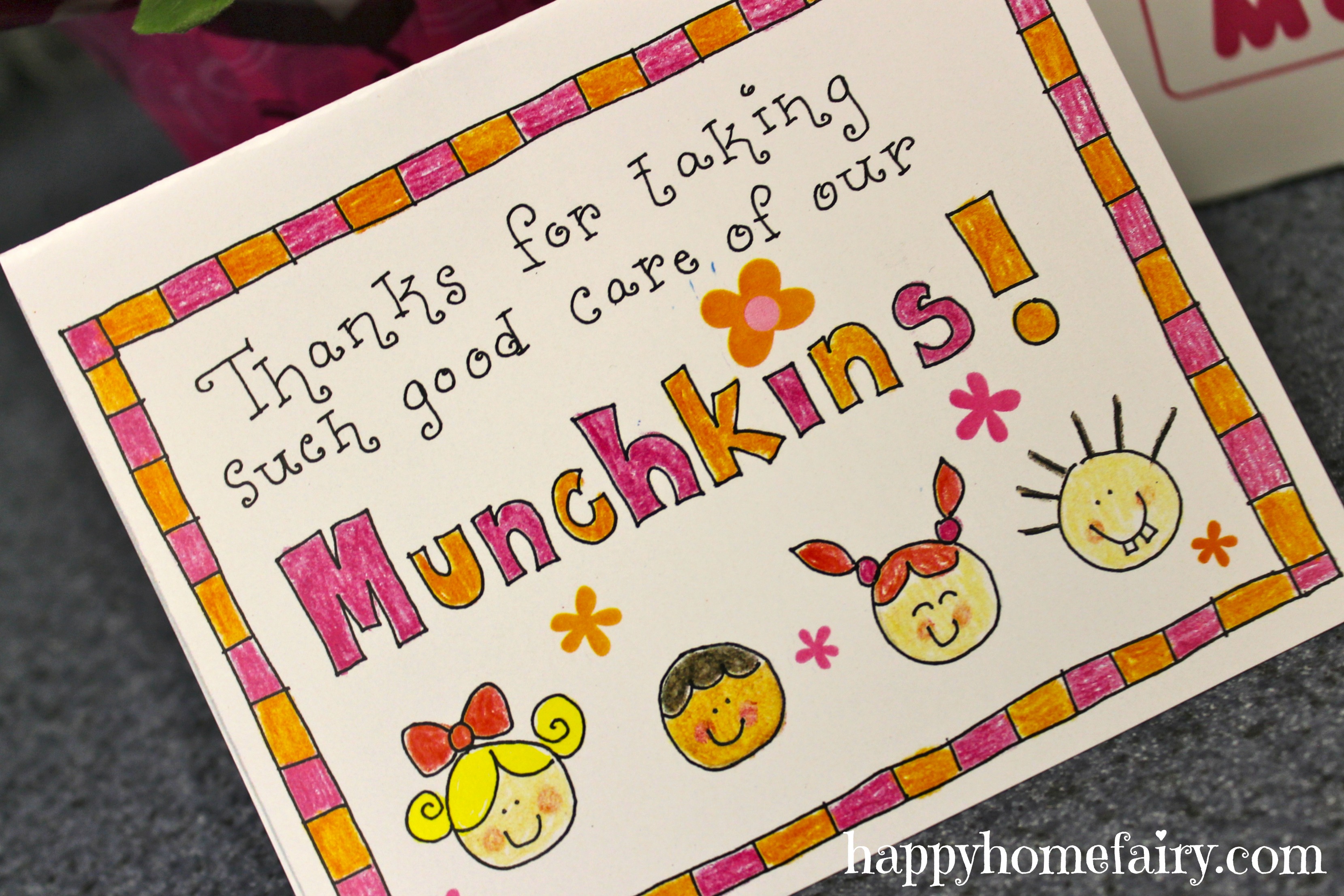 Easy Teacher Appreciation Idea FREE Printable! Happy