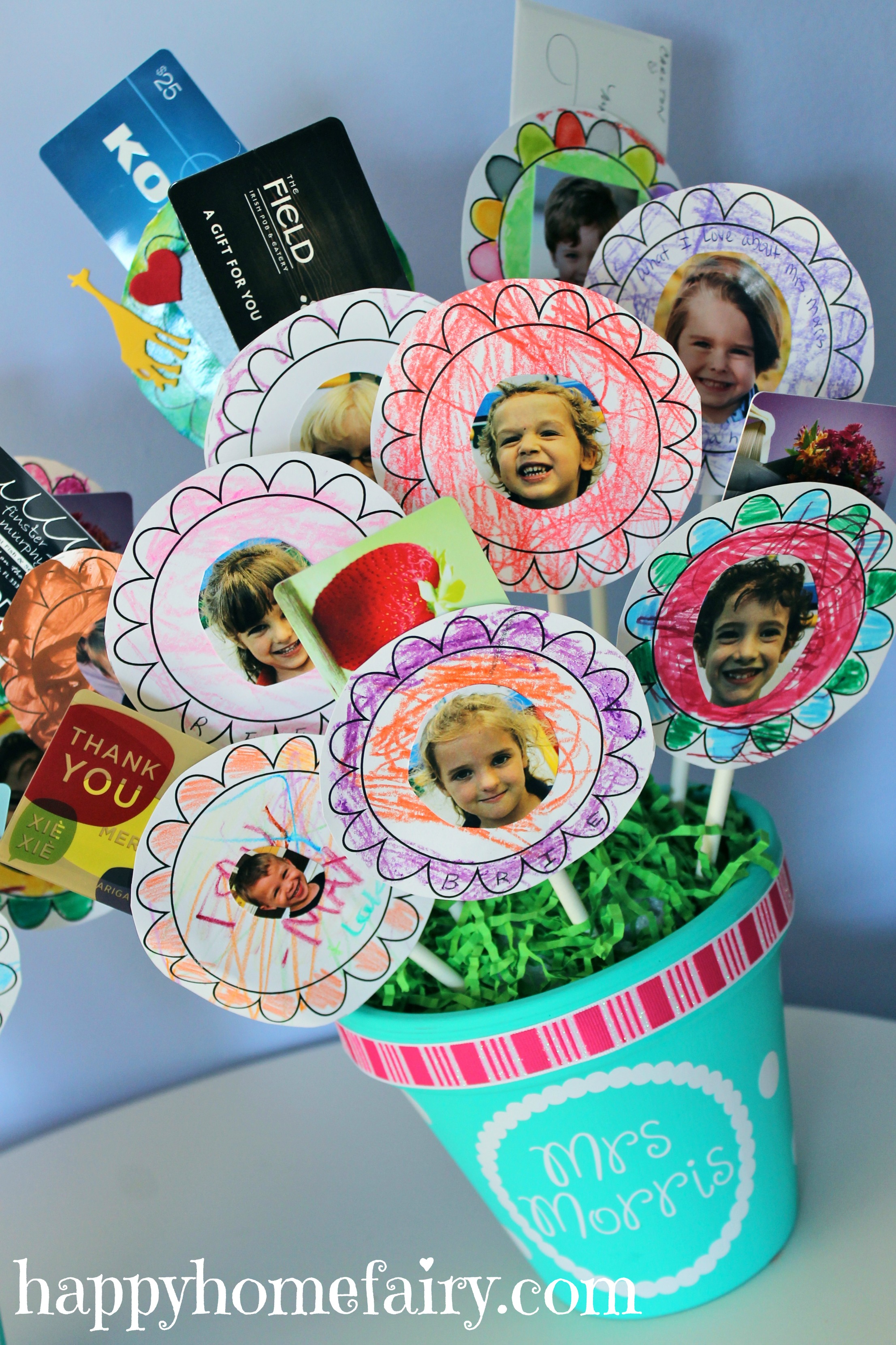 Gift Card Bouquet for the Teacher - Happy Home Fairy