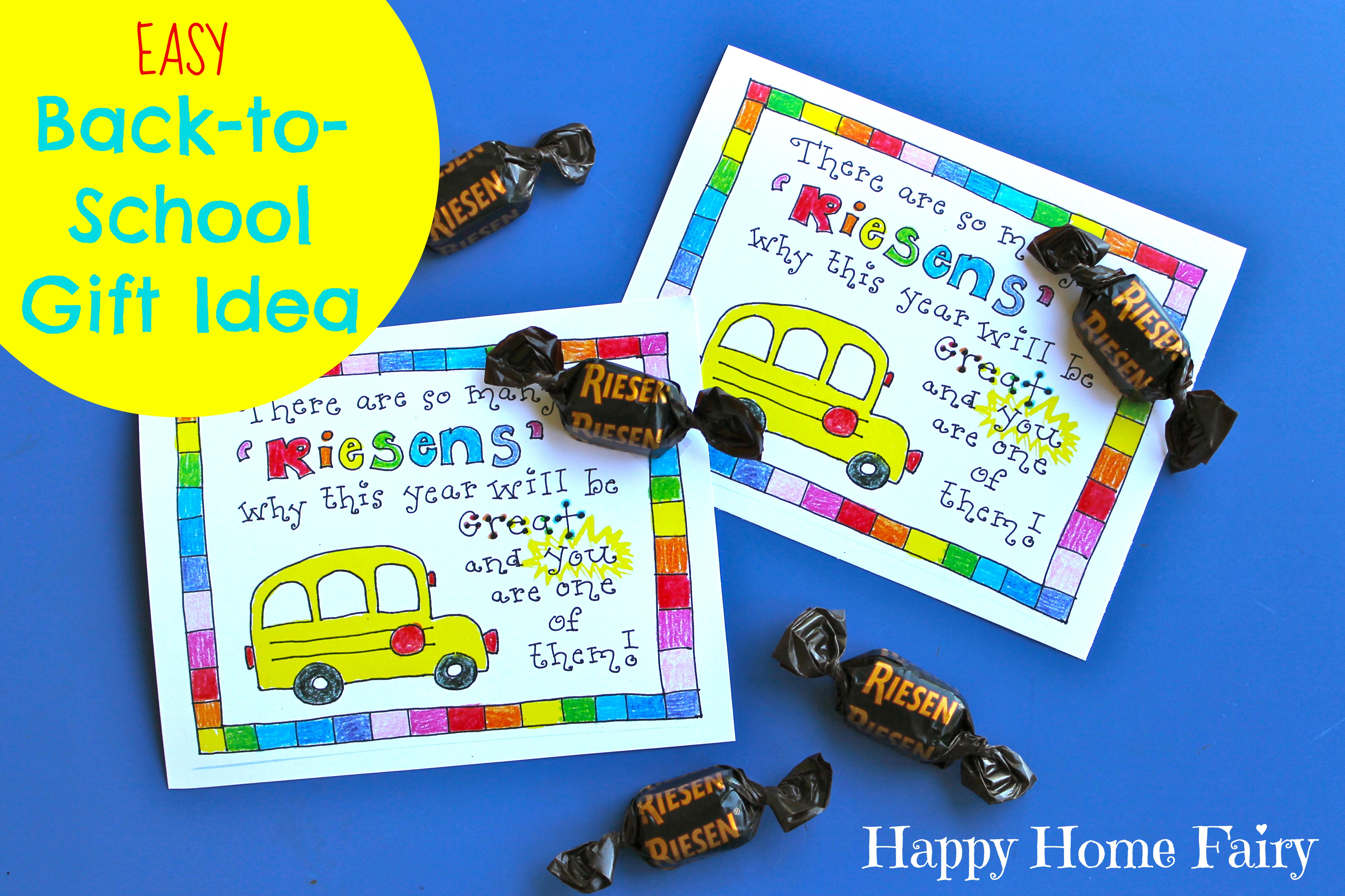 first day of school gifts for kindergarten
