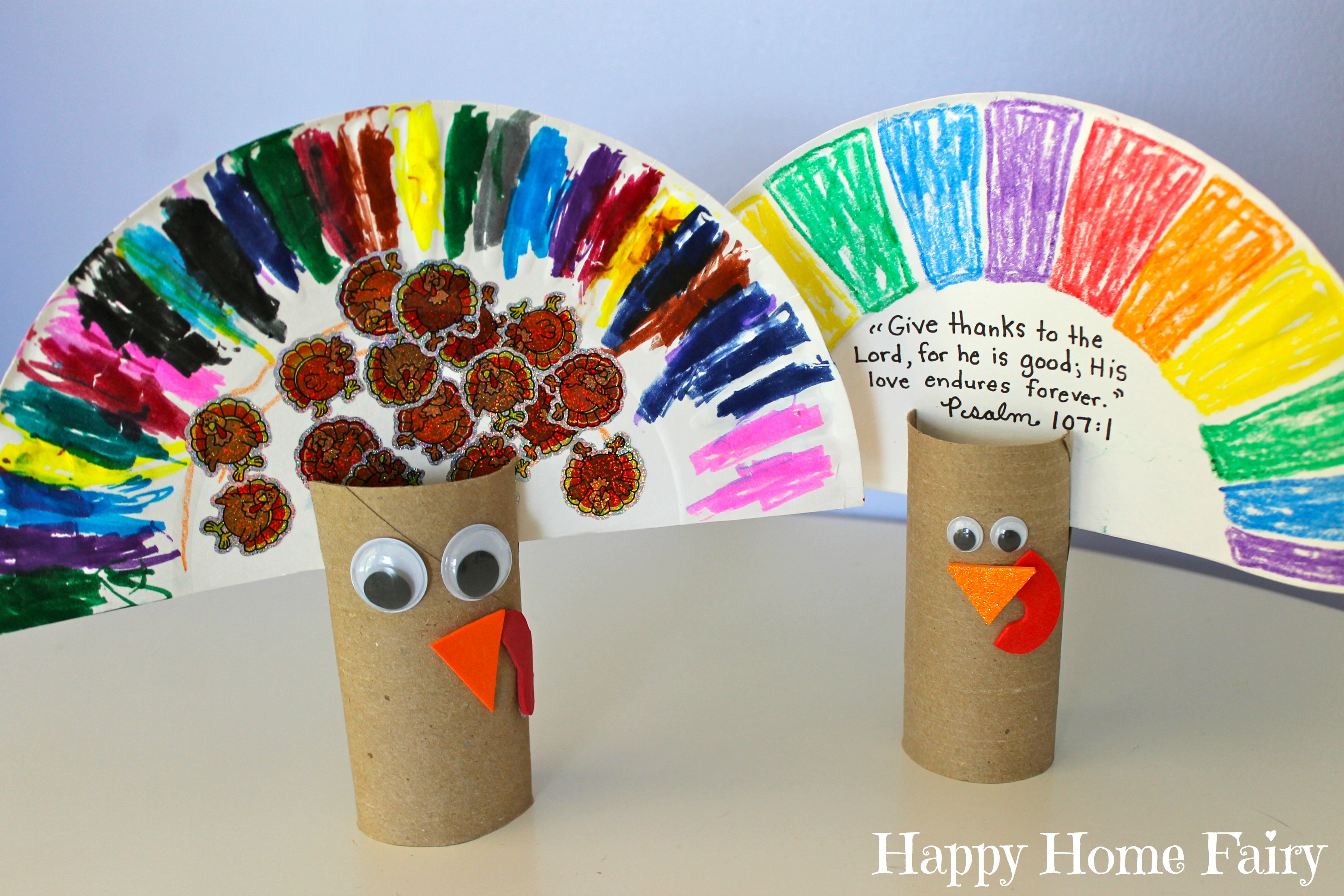 SUPER Easy Turkey Craft - Happy Home Fairy