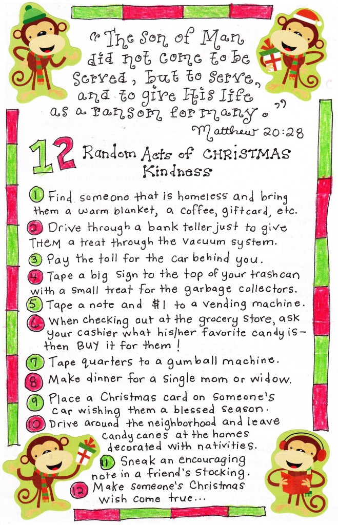 12 Days of Christmas Kindness - Happy Home Fairy