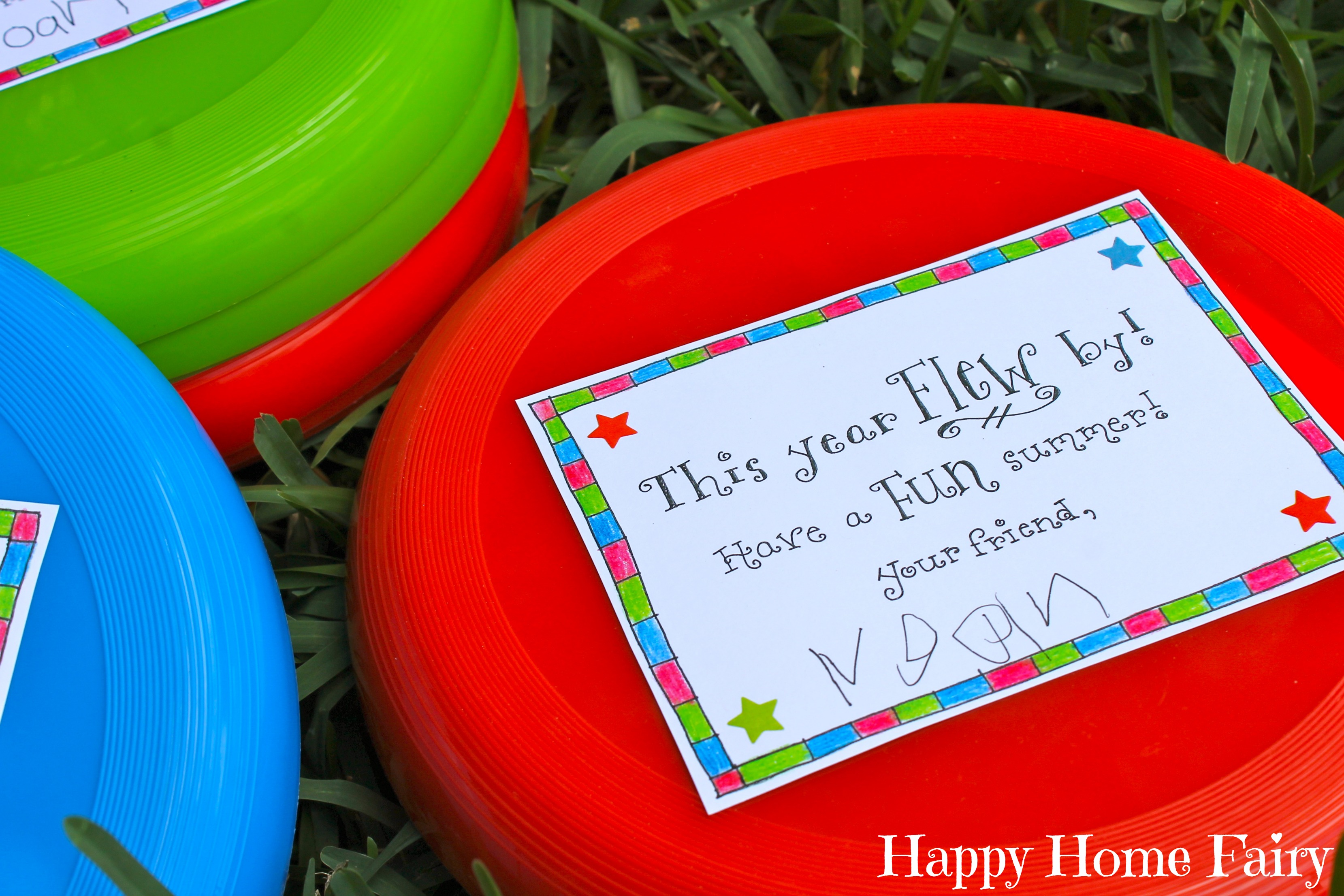 Easy End of Year Student Gift - FREE Printable! - Happy Home Fairy