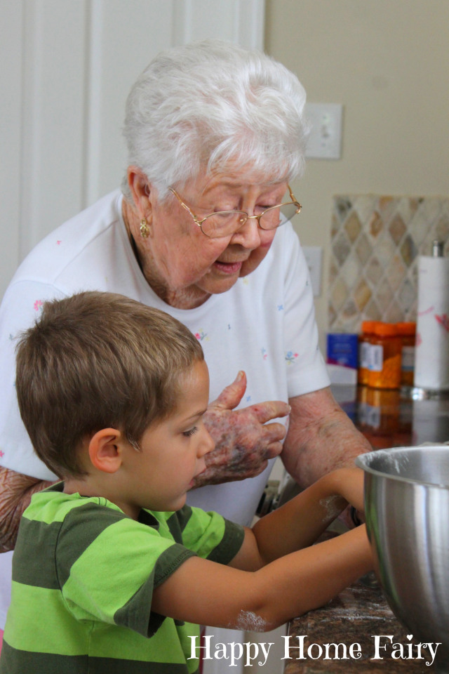 Baking With Grandmommy - Happy Home Fairy