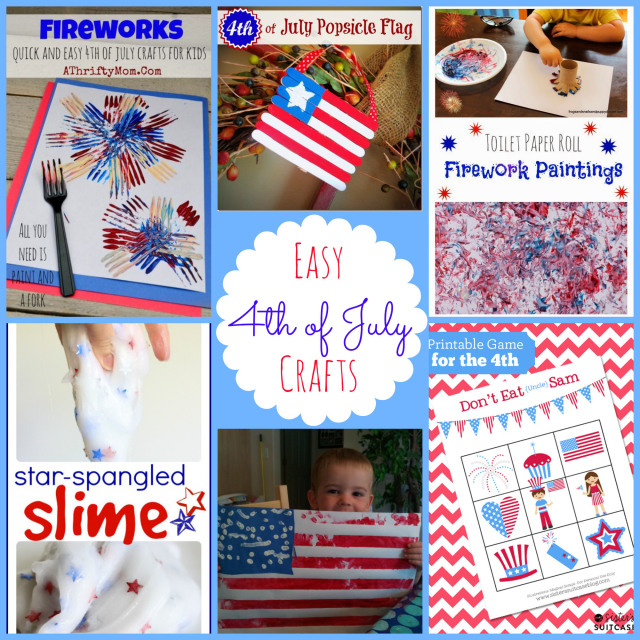 Tissue Paper Flag 4th of July Craft