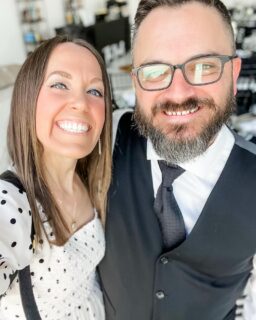Woohoo! 🥳 The kids are at Grammie’s and we went to a wedding! Got to get dressed up, see Ryan rock it as the “professional officiant” (this is what the wedding coordinator called him), eat a free steak, and even dance a little! 💃🏼🪩
My favorite thing that Ryan said during the ceremony was that God made Adam wait for Eve. He paraded all the Mr. and Mrs. animals in front of him long enough until Adam’s longing matched God’s good gift. The timing was then right, Adam was ready to fully appreciate and treasure his Mrs. “Man”.
To be honest, I almost didn’t attend the wedding with Ryan! I wasn’t feeling great and the idea of being home without kids all day to catch up on cleaning and laundry was pretty appealing. But the little nudge in me said DO NOT MISS THIS. I wanted to hear Ryan’s message and watch him lead this precious couple’s ceremony. I knew it was important to him that I be there. So because I treasure him, I went.
And I wasn’t the only one treasuring today! Ryan thanked me for coming with him, he danced with me even though I knew he would rather die than be on the dance floor, and he let me run into the store on the way home to end the day with some chocolate.
So here’s to treasuring one another - looking first to your spouse’s interests before your own, being their biggest fan, and telling them they look super hot in the fancy suit.
I mean, after all, he is a professional. 😁