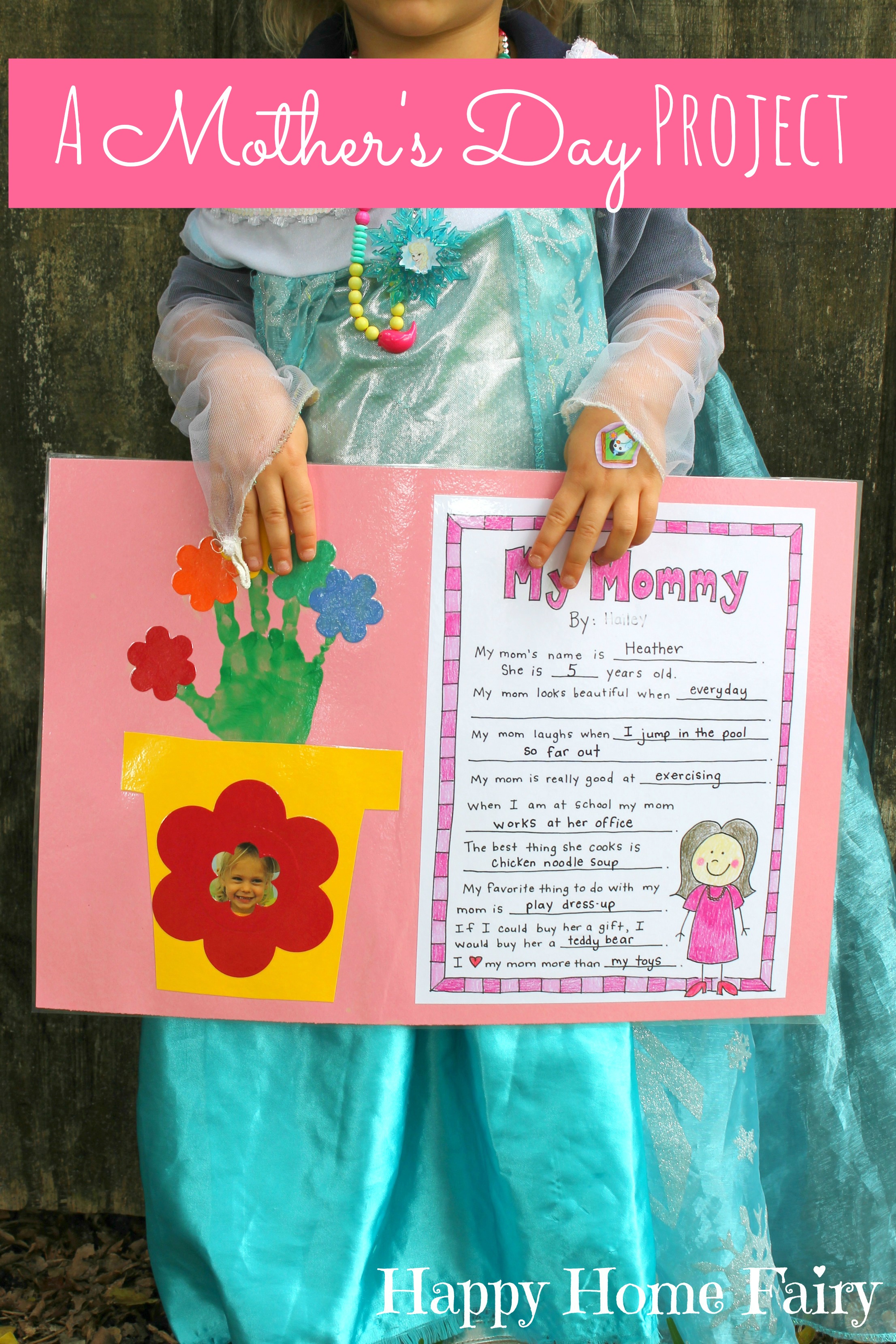 A Mother's Day Project - FREE Printable! - Happy Home Fairy