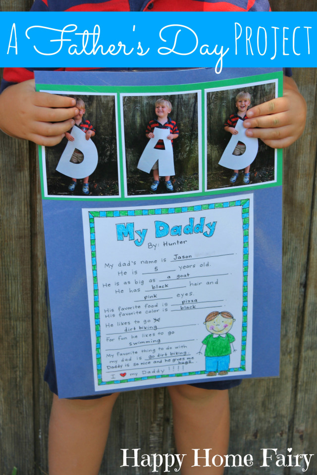 a father s day project free printable happy home fairy