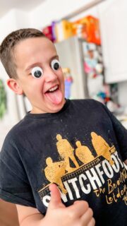 Seriously. No one ever tells you about when your kids start turning around and making holiday magic for YOU. 🤩

Woke up this morning to a pretty excellent April Fool’s prank by Jethro. 👌🏻

**Not gonna lie, though. My first thought when I saw everything was instant anxiety that those adhesive googly eyes are going to pull off all the paint that’s left on the doors.

😆🙈

#aprilfools #aprilfoolsprank #kids #motherhood