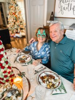 Mom and Dad are here and now it’s officially Christmas! ❤️🎄❤️

I haven’t opened our home to host anything since 4 years ago when we got a dog and I lost complete control of the house. Also because this is a house of boys and the bathroom permanently smells like an outhouse and I’m a little self conscious about all of it. 🫠

But when your parents come to town, it’s time to dust off the plates that aren’t made out of paper and plan a delicious breakfast menu! ✨

The dog was absolutely thrilled to have so many new friends. Also he probably ate more than all of us combined. 😆

All is calm and all is bright! And even the toilets aren’t so bad! 🥲