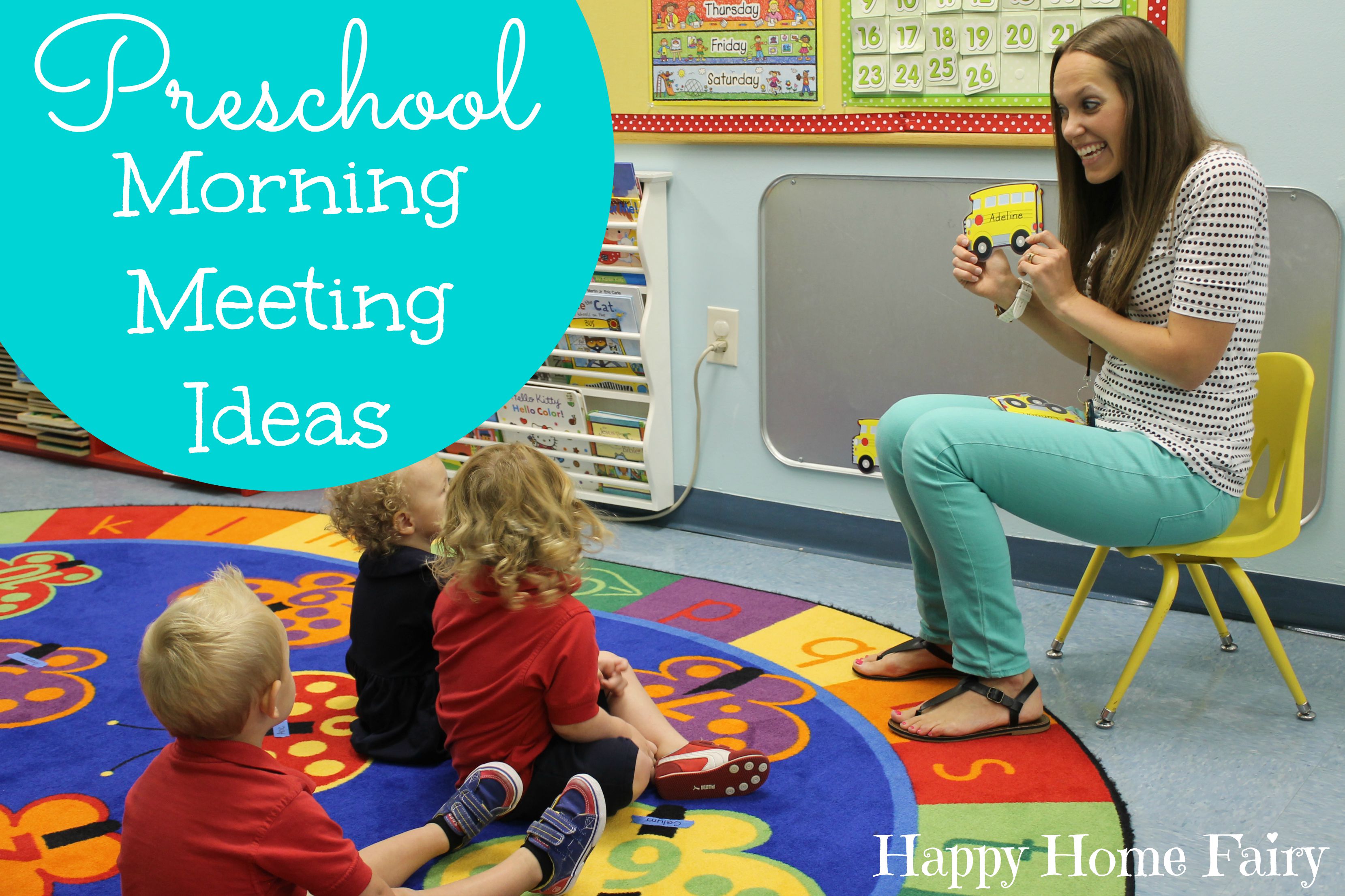 Preschool Morning Meeting Ideas - Happy Home Fairy