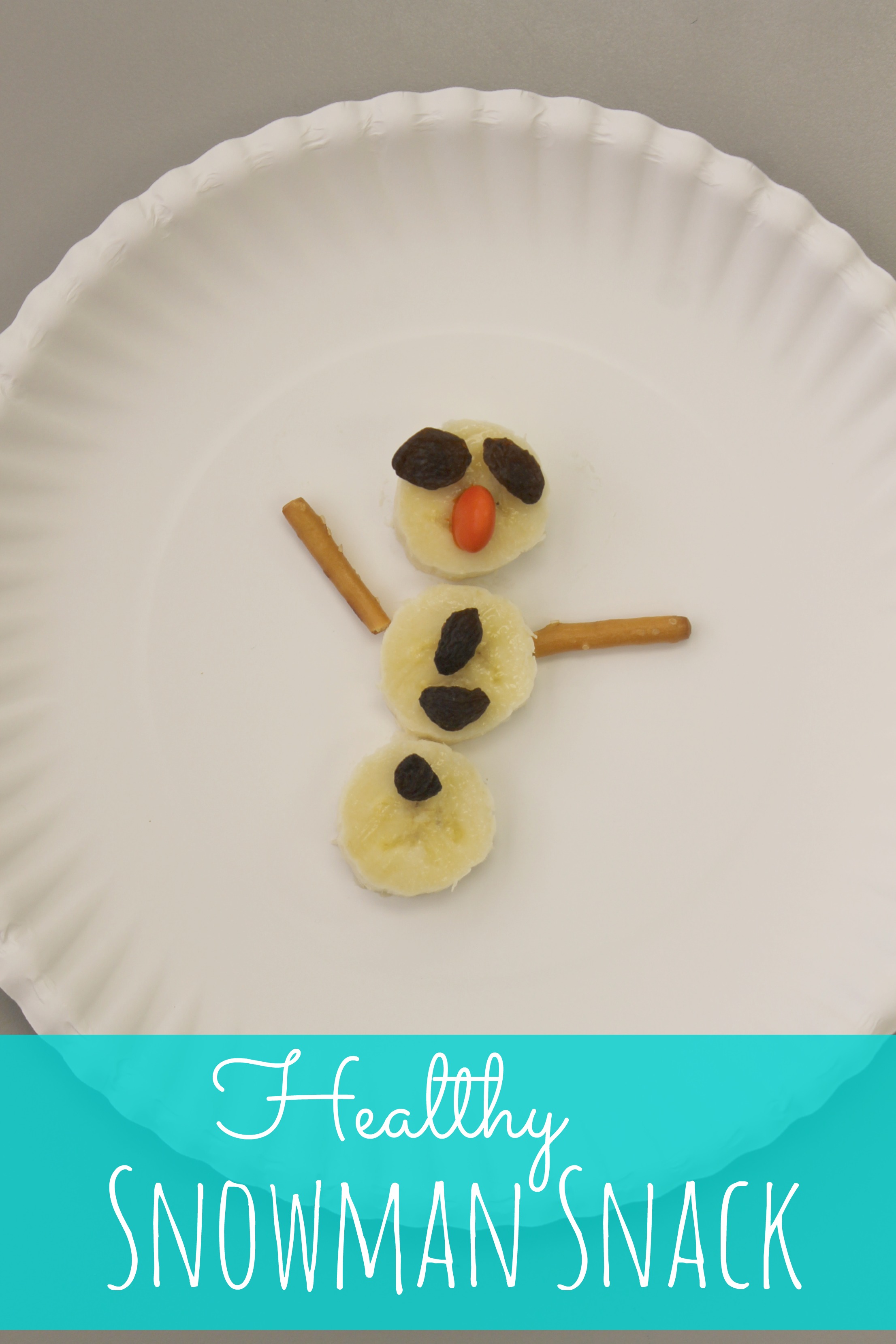 Healthy Snowman Snack - Happy Home Fairy
