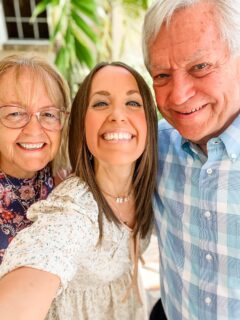 My parents are moving. 😢
The last 2 weeks have been so sweet. Just soaking up time together… in their home… for the last time. 
It’s weird to see everything empty, but if there’s one thing I have learned, it is that home is where your mom and dad are! It has little to do with spaces and decor and everything to do with hearts and spirits. 
May we all create homes of love and light and warmth. ✨It travels with you wherever you have to go.✨
I’m grateful they won’t be too far away. And they are already planning to come back for a visit in 2 weeks. 😂 
Love you so much, Mom and Dad. You are forever my home! ❤️🩹