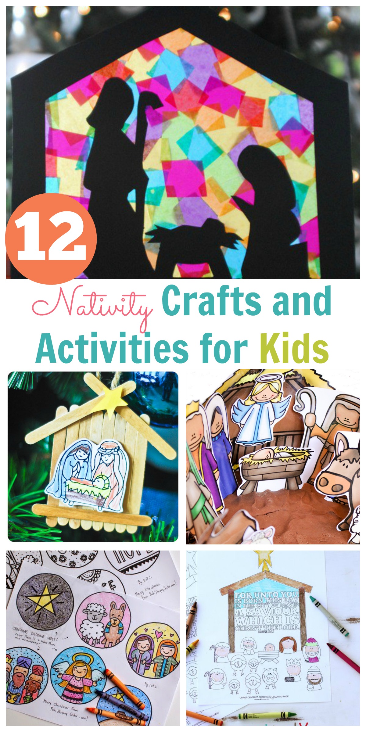 nativity crafts and activities for kids happy home fairy