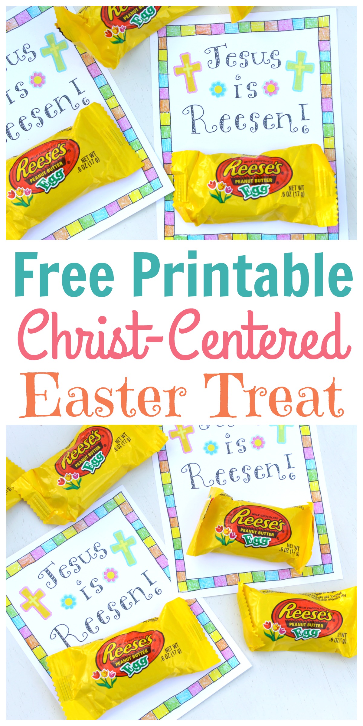 Christ Centered Easter Treat Tag FREE Printable Happy Home Fairy