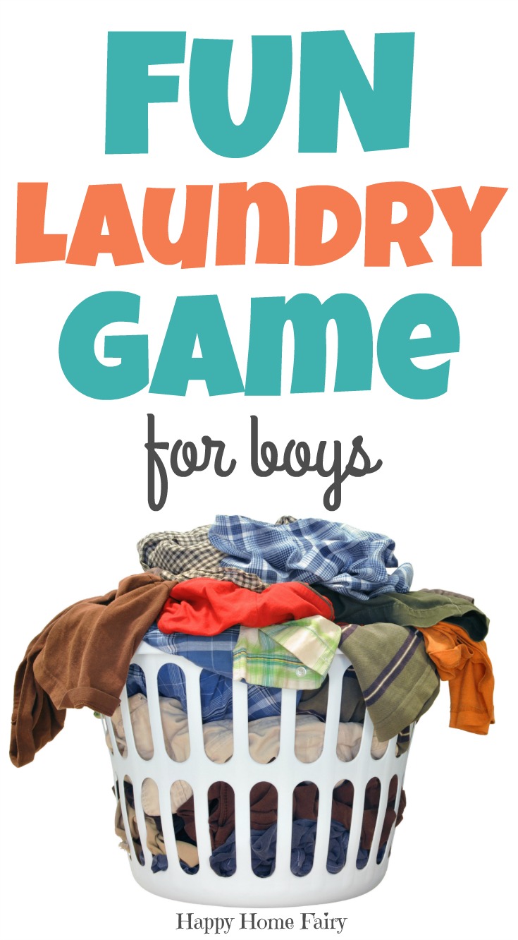 Fun Laundry Game for Boys Happy Home Fairy