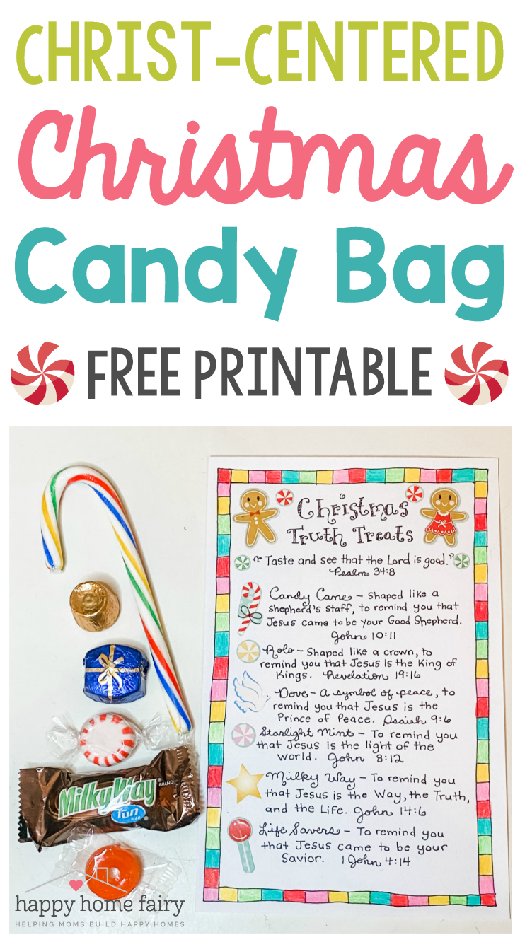 Peace & Love Printable Holiday Bag Toppers (Instant Download)