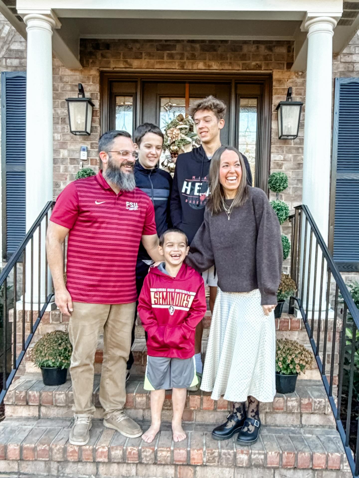 Highlights from our week in Georgia visiting my parents…

🧡Seeing my parents. 😍
🤎Reuniting with my older brother and his family who we haven’t seen in 5 years! 🫶🏻
🦃Getting to stay in my parent’s new house. Home is where your mom is. 🤗
🧡Having a bird fly into the house after we got home from dinner on Wednesday night and watching my parents trap it in the bathroom and then go in their with tennis rackets and a trashcan to see if they could get it to fly out the window. Prime entertainment. 🐦‍⬛
🤎Seeing how happy the boys were to be with their grandparents again. 🤩
🦃Weather that doesn’t make my hair frizz! 🙌🏻
🧡Seeing my parents. 🥹

It was a really great Thanksgiving!

Grateful for all of YOU. Keep seeking Jesus. He loves you!
 
🧡🤎🦃🤎🧡